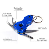 Keychain Multi-Tools With LED - I Can Do All Things: Phil. 4:13