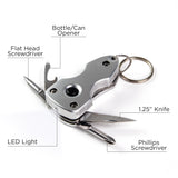 Keychain Multi-Tools With LED - Iron Sharpens Iron: Prov. 27:17
