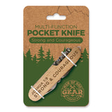 Multi-Function Knife Display - Strong and Courageous