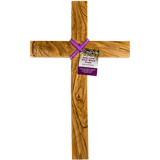 18" Olive Wood Wall Cross