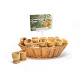 Olive Wood Communion Cups - Basket of 24