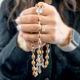 First Communion Olive Wood Rosary