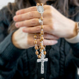 Miraculous Olive Wood Rosary
