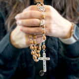 Sacred Heart of Jesus Olive Wood Rosary