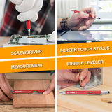 7 in 1 Multitool Pen With Scripture - Best Grandpa: Job 12:12