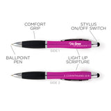 Illuminated Scripture Stylus Pens Tub