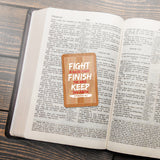 Wallet Scripture Card, Basketball – 2 Timothy 4:7