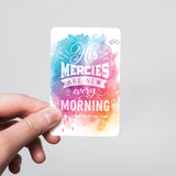 Wallet Scripture Card, Encouragement – Lamentations 3:23