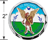 Christian Challenge Coin, St. Michael, "No Harm Will Overtake You" - Psalm 91:10-11 - Logos Trading Post, Christian Gift