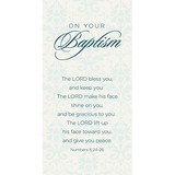 Boys Baptism - Medium Deluxe Comfort Cross in Gift Box prayer card