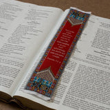 Lo•gos BookMark Proverbs 3:5-6 - Red - Logos Trading Post, Christian Gift