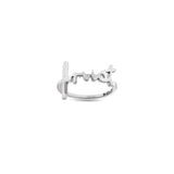 Trust Sterling Silver Script Cross Ring, Words of Life Collection