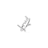Trust Sterling Silver Script Cross Ring, Words of Life Collection