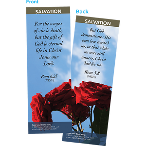 For the Wages of Sin is Death Bookmarks, Pack of 25 - Christian Bookmarks