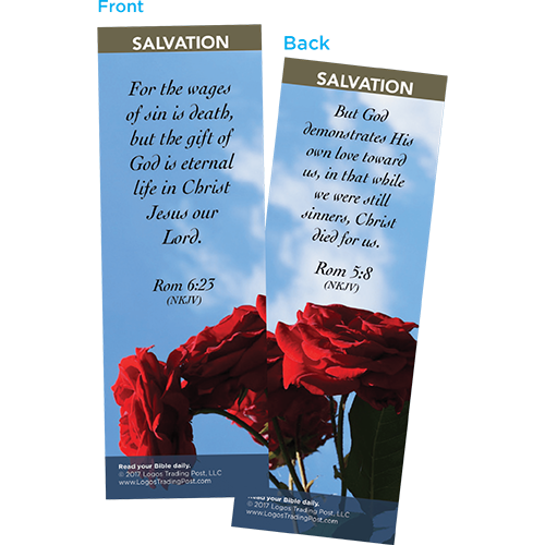For the Wages of Sin is Death Bookmarks, Pack of 25 - Christian Bookmarks