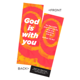 Children's Christian Bookmark, God is With You, Joshua 1:9 - Pack of 25 - Christian Bookmarks