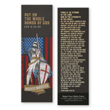 Armor of God Templar Knight Bookmarks, Pack of 25