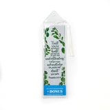Trust in the Lord with all thine heart - Proverbs 3:5-6 Woven and Tasseled Bookmark Set