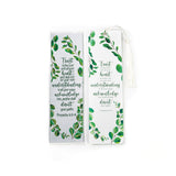 Trust in the Lord with all thine heart - Proverbs 3:5-6 Woven and Tasseled Bookmark Set
