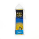 A righteous man walks in integrity - Proverbs 20:7 Woven and Tasseled Bookmark Set