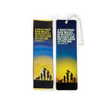 A righteous man walks in integrity - Proverbs 20:7 Woven and Tasseled Bookmark Set