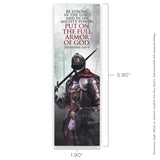 Put on the full Armor of God Bookmarks, Ephesians 6:10-11 KJV, Pack of 25