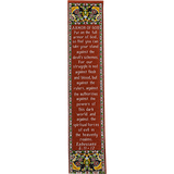 Armor of God, Woven Fabric Christian Bookmark - Ephesians 6:11-12