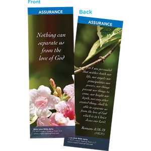 Nothing Can Separate Us From the Love of God Bookmarks, Pack of 25 - Christian Bookmarks