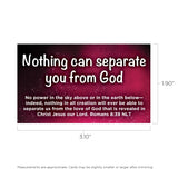 Children's Pass Along Scripture Cards - Nothing Can Separate You From God, Pack of 25 - With Stand