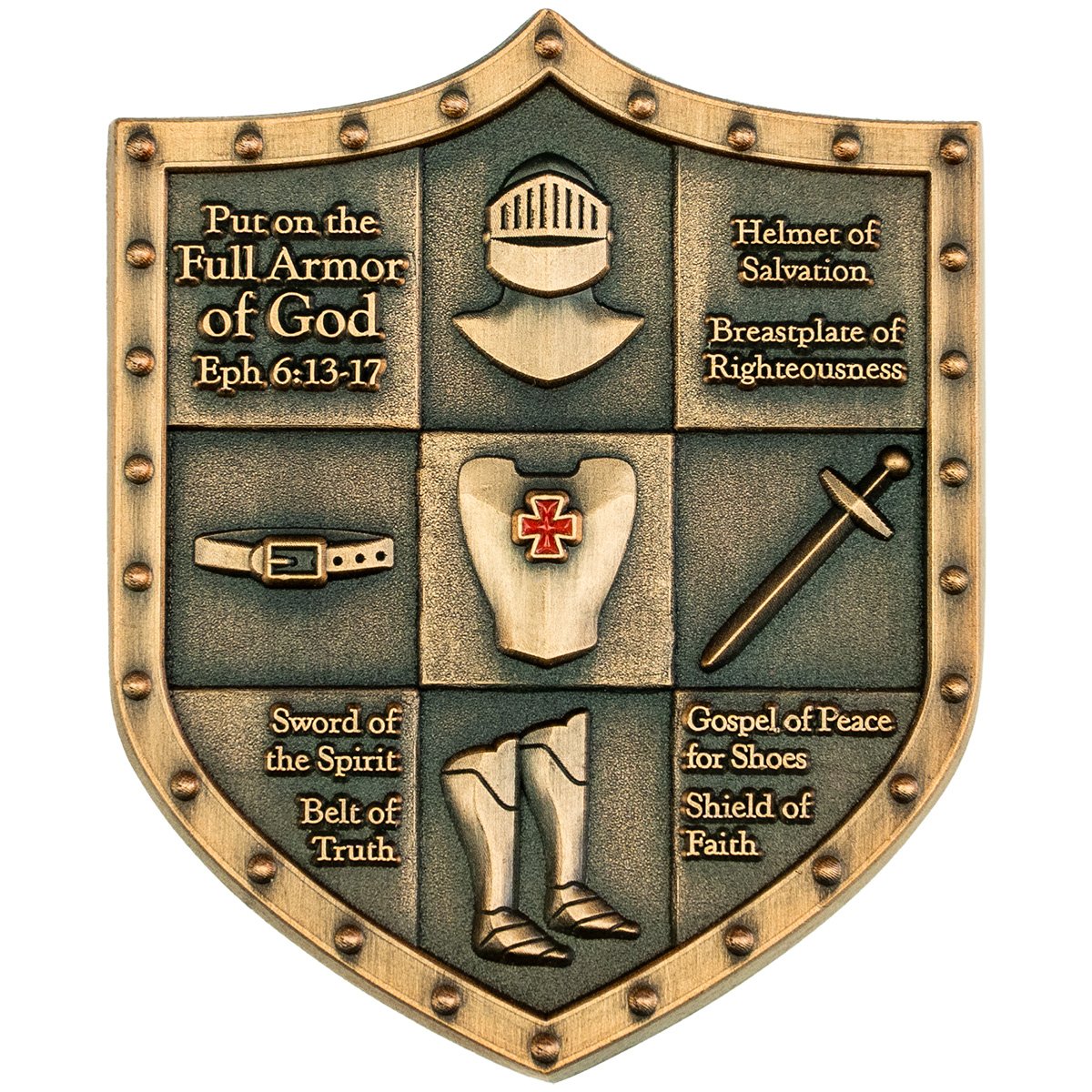Shield and Sword Key Ring Armor of God Shield of Faith 