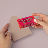 Children's Pass Along Scripture Cards - I Can Do All Things With Jesus, Pack of 25 - With Stand