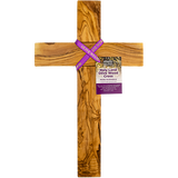 14" Olive Wood Wall Cross