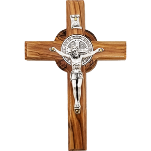 Saint Benedict 4.75" Wall Cross - Medium