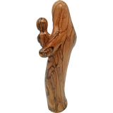 Holy Land Olive Wood Statue - Virgin Mary with Child