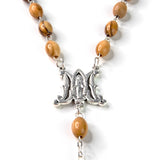 Close-up showing the detail of the miraculous medal