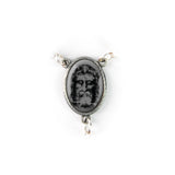 Shroud of Turin (Grey) Olive Wood Rosary