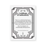 Shroud of Turin (Grey) Olive Wood Rosary