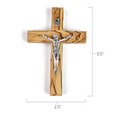 Simple Olive Wood Crucifix