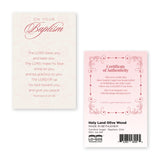 Olive Wood Girls' Baptism Comfort Angel