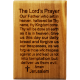 The Lord's Prayer Olive Wood Magnet front