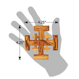 Jerusalem Wall Cross - Medium dimensions