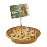 Small Certified Holy Land Olive Wood Handheld Comfort Cross from Israel