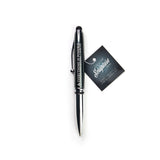 Mark 9:23 Deluxe Scripture Pen with Stylus, LED Light and Scripture Card - Silver