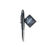 Ephesians 6:10 Deluxe Scripture Pen with Stylus, LED Light and Scripture Card - Silver