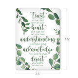 Trust in the Lord with all thine heart - Proverbs 3:5-6 - Scripture Magnet