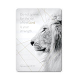 The Joy of the Lord - Nehemiah 8:10 (Lion) - Scripture Magnet