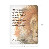 The Name of the Lord - Proverbs 18:10 - Scripture Magnet