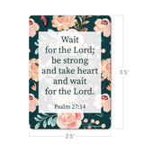 Wait for the Lord - Psalm 27:14 - Scripture Magnet