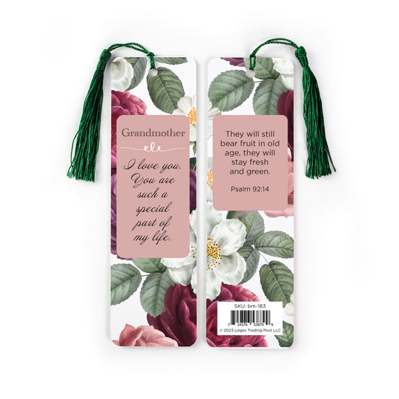 Grandmother Tasseled Bookmark – Psalm 92:14
