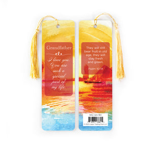 Grandfather Tasseled Bookmark – Psalm 92:14